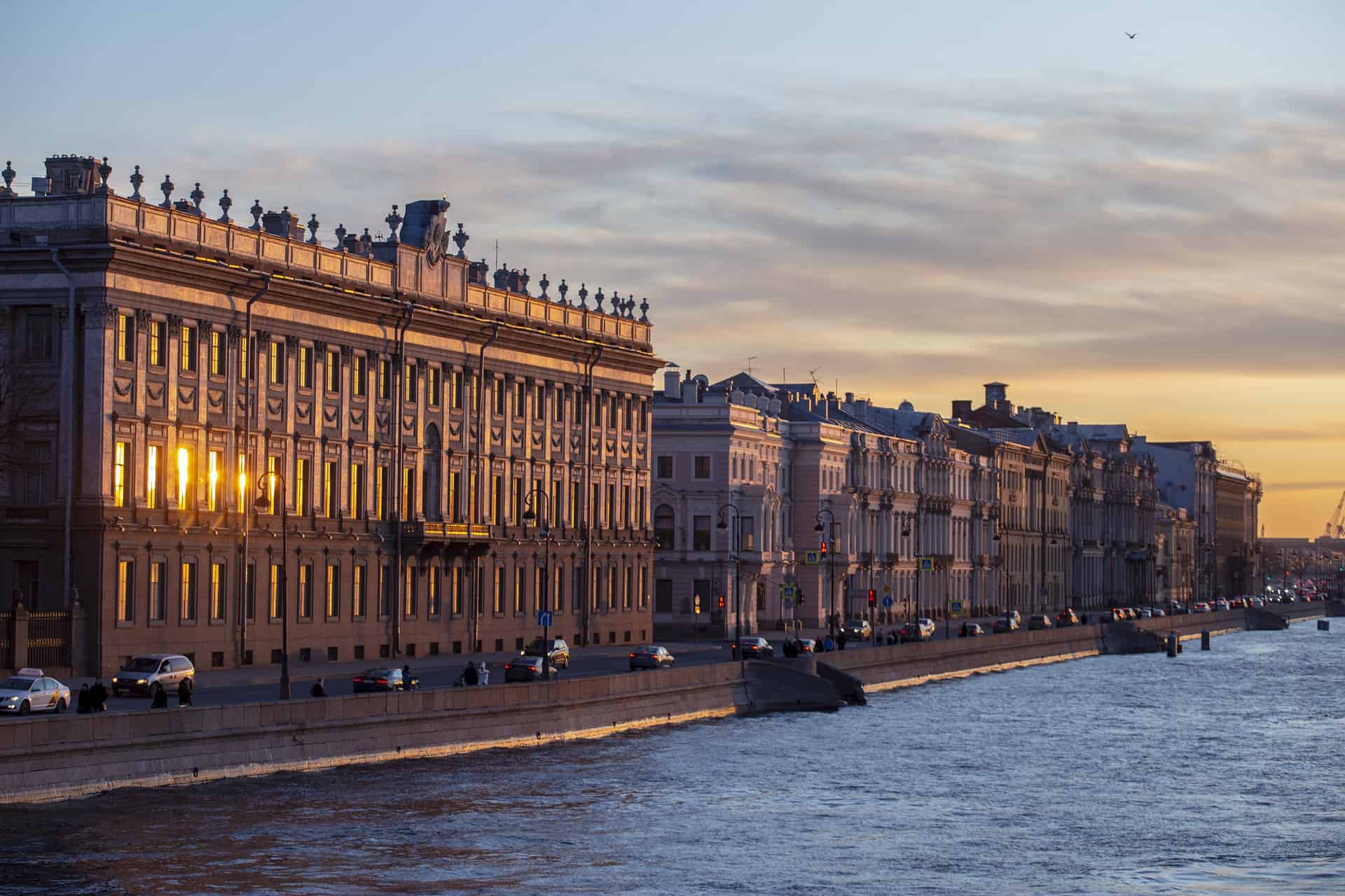 st. petersburg russia Palace Embankment