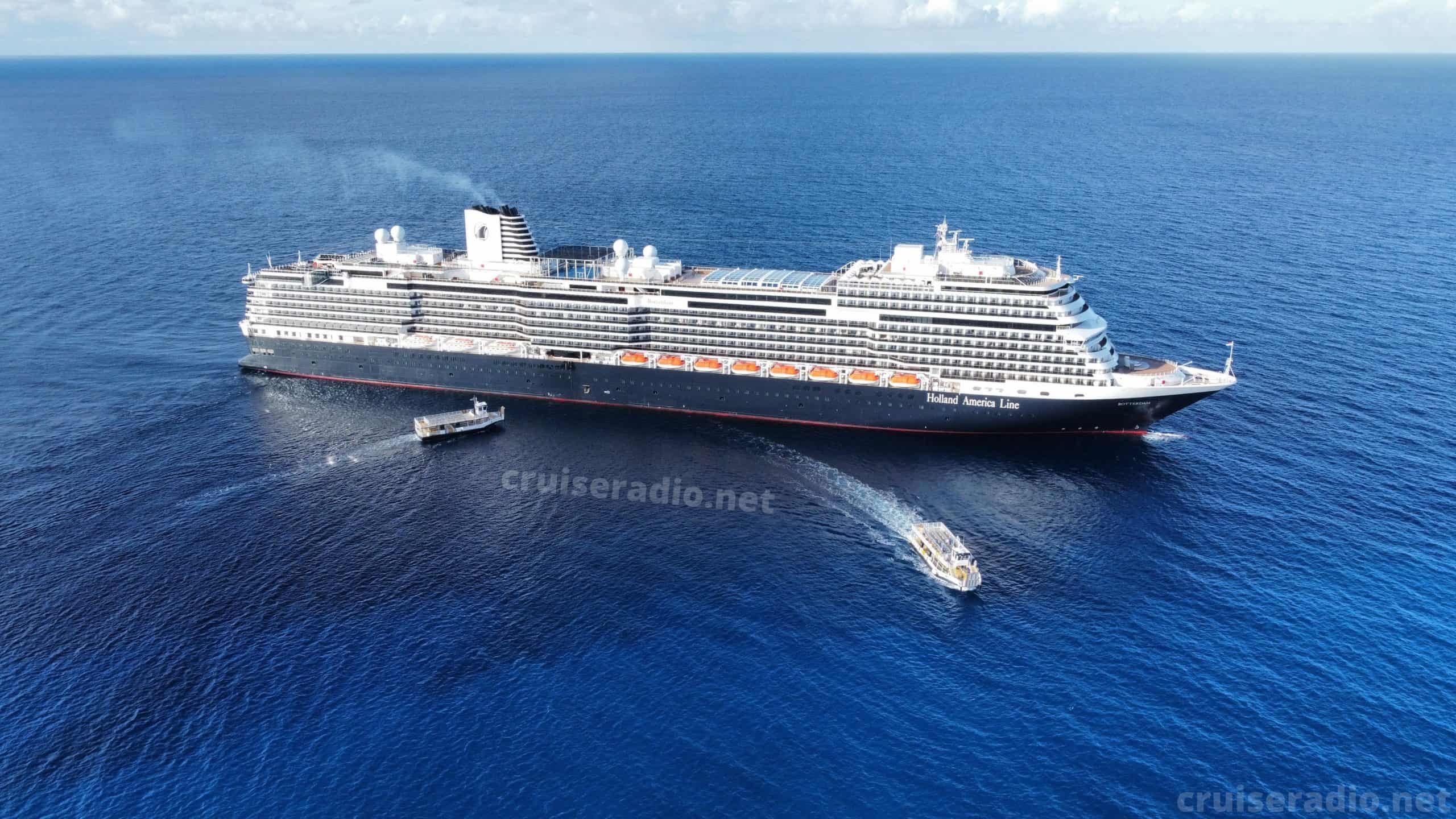 Holland America's Rotterdam in Half moon cay