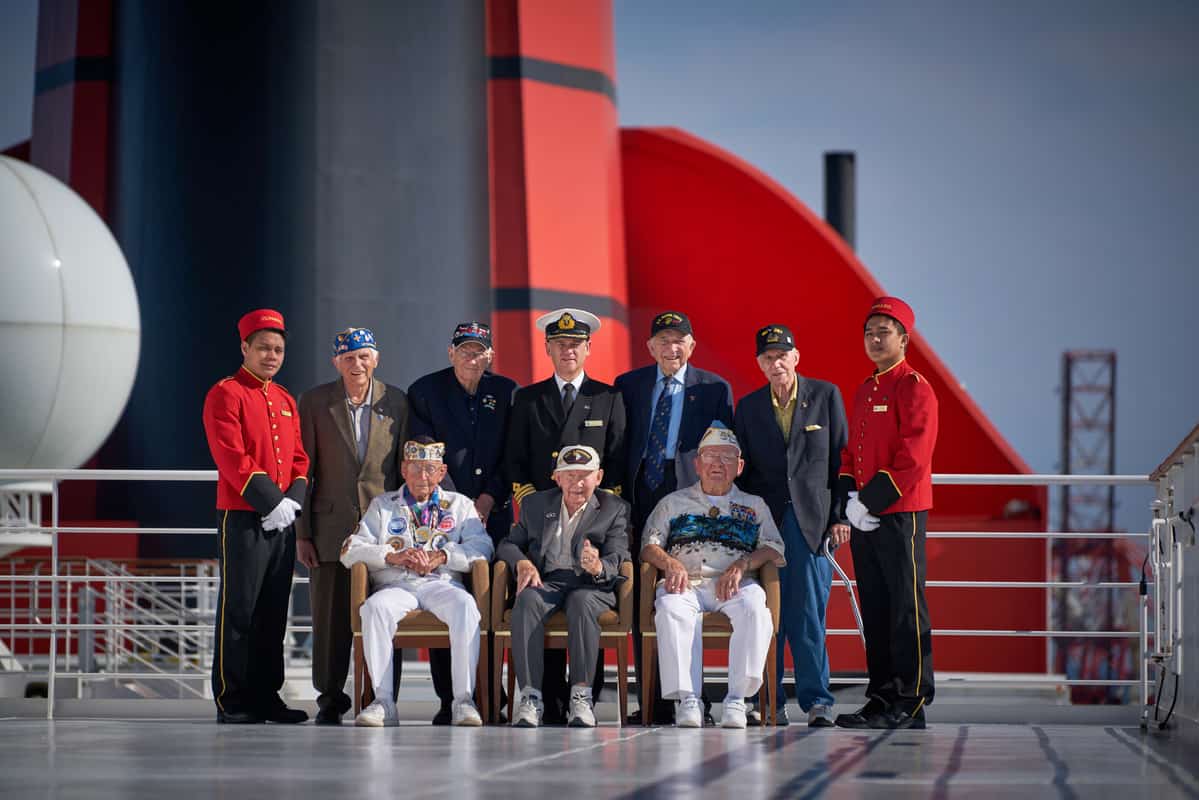 cunard world war II veterans