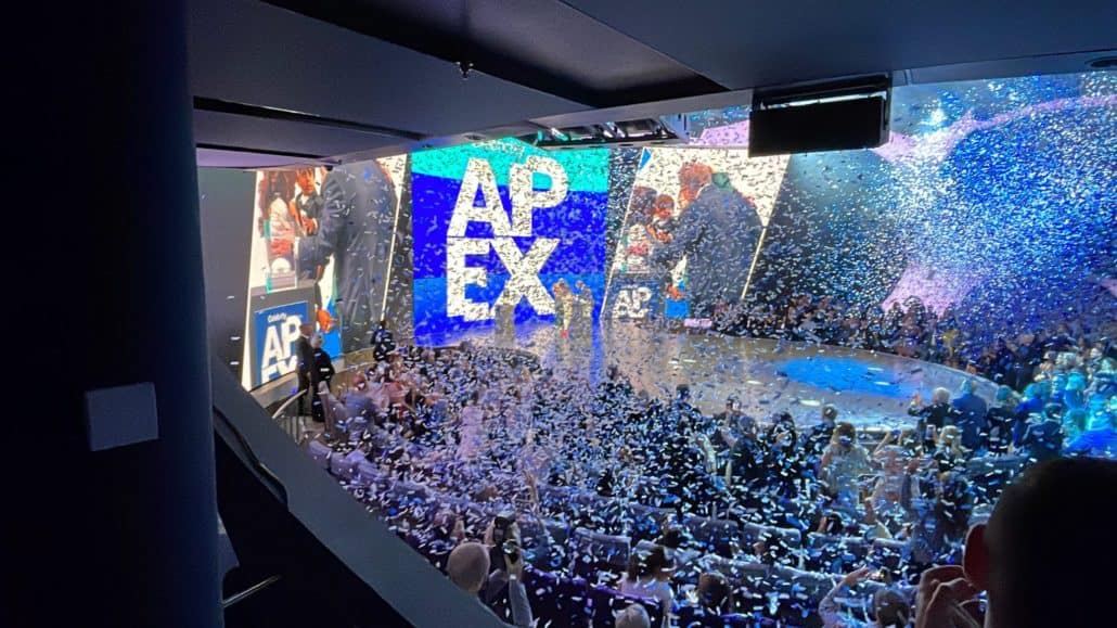 celebrity apex christening ceremony