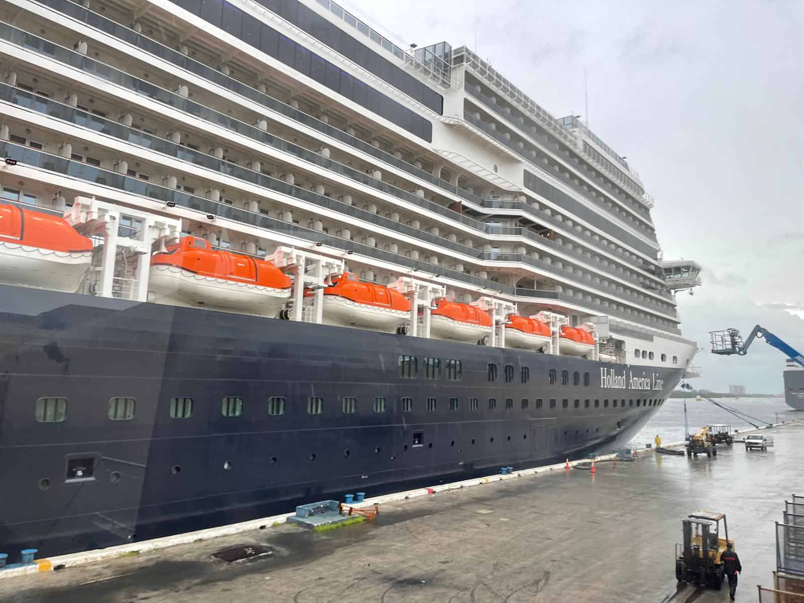 rotterdam embarkation ship exterior