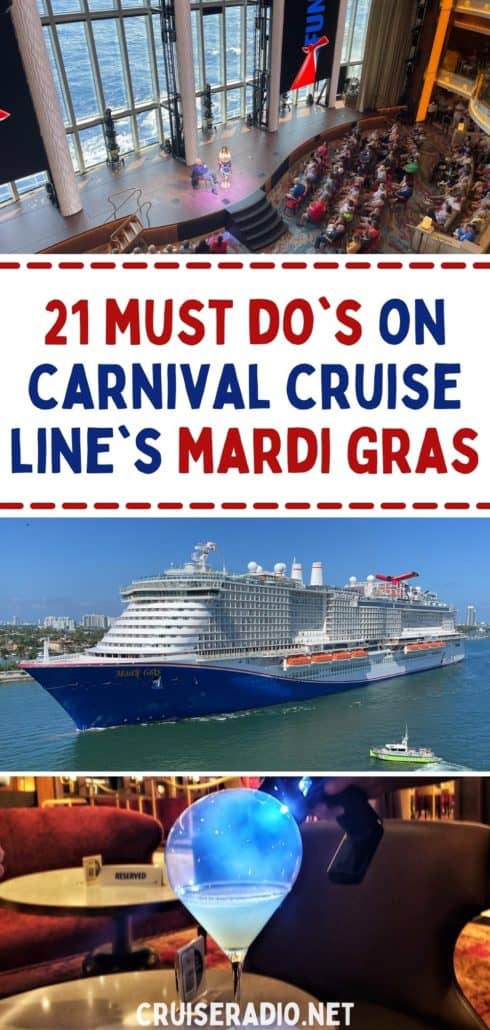 Carnival Cruise Line's Mardi Gras to Offer Unique Array of