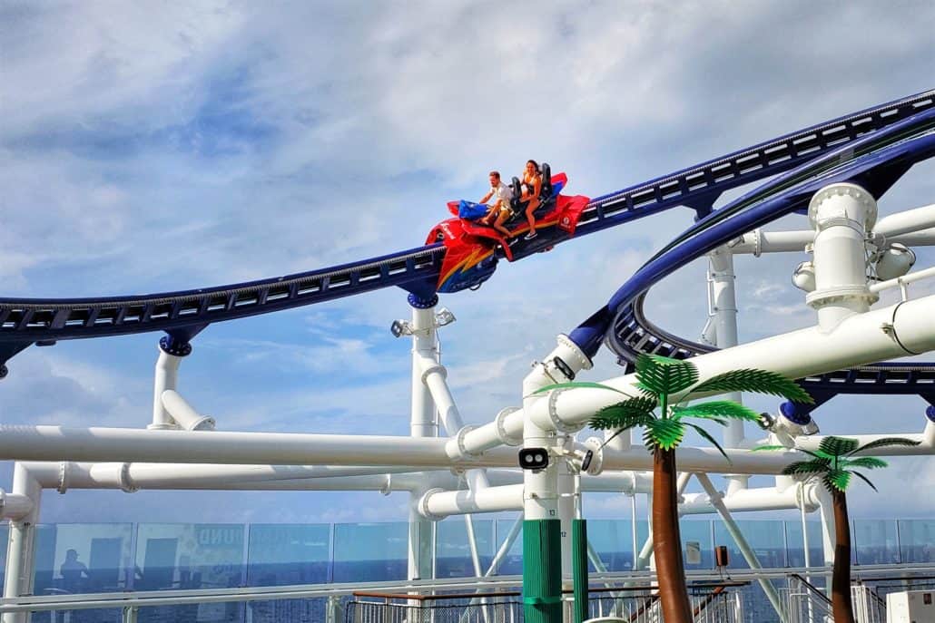 Bolt Roller Coaster in Mardi Gras