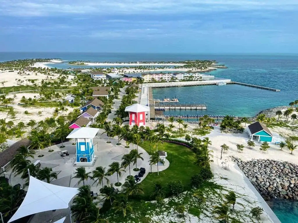 Ocean cay from ship