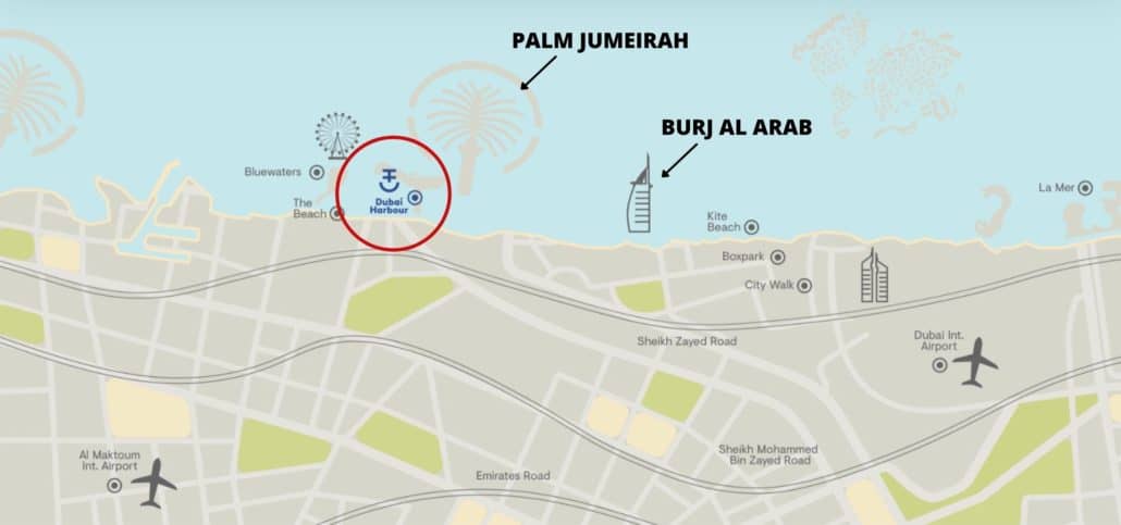 dubai harbour cruise terminal contact number