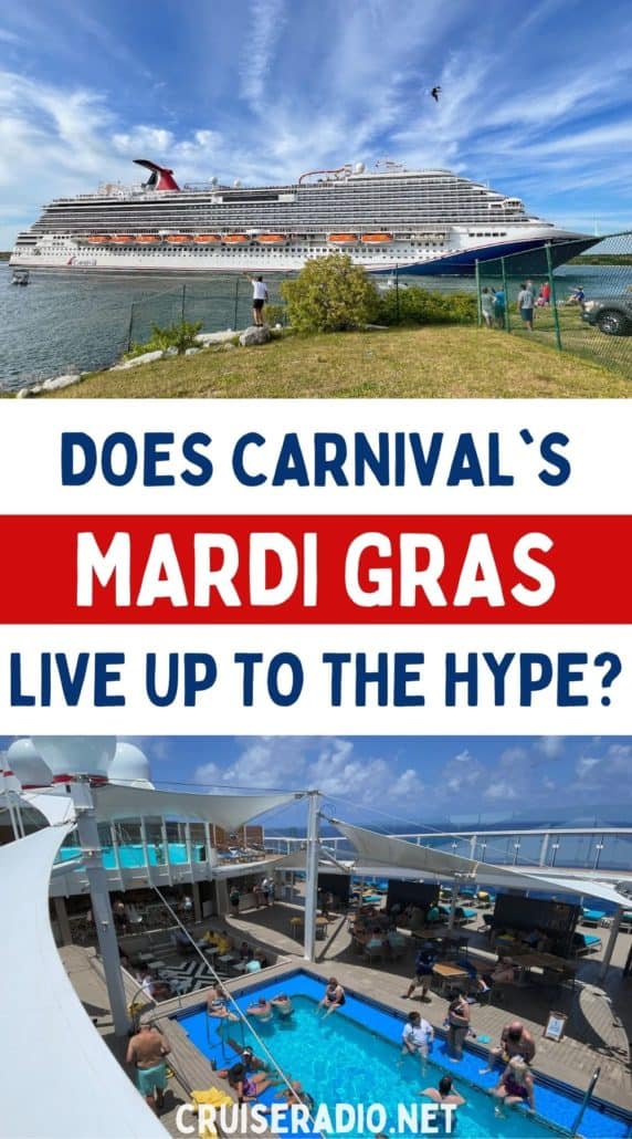 Carnival Cruise Line's Mardi Gras to Offer Unique Array of