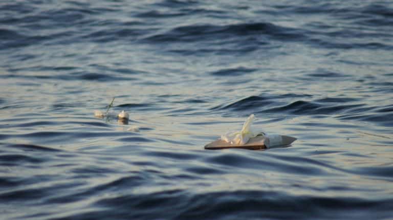 sea burial water funeral