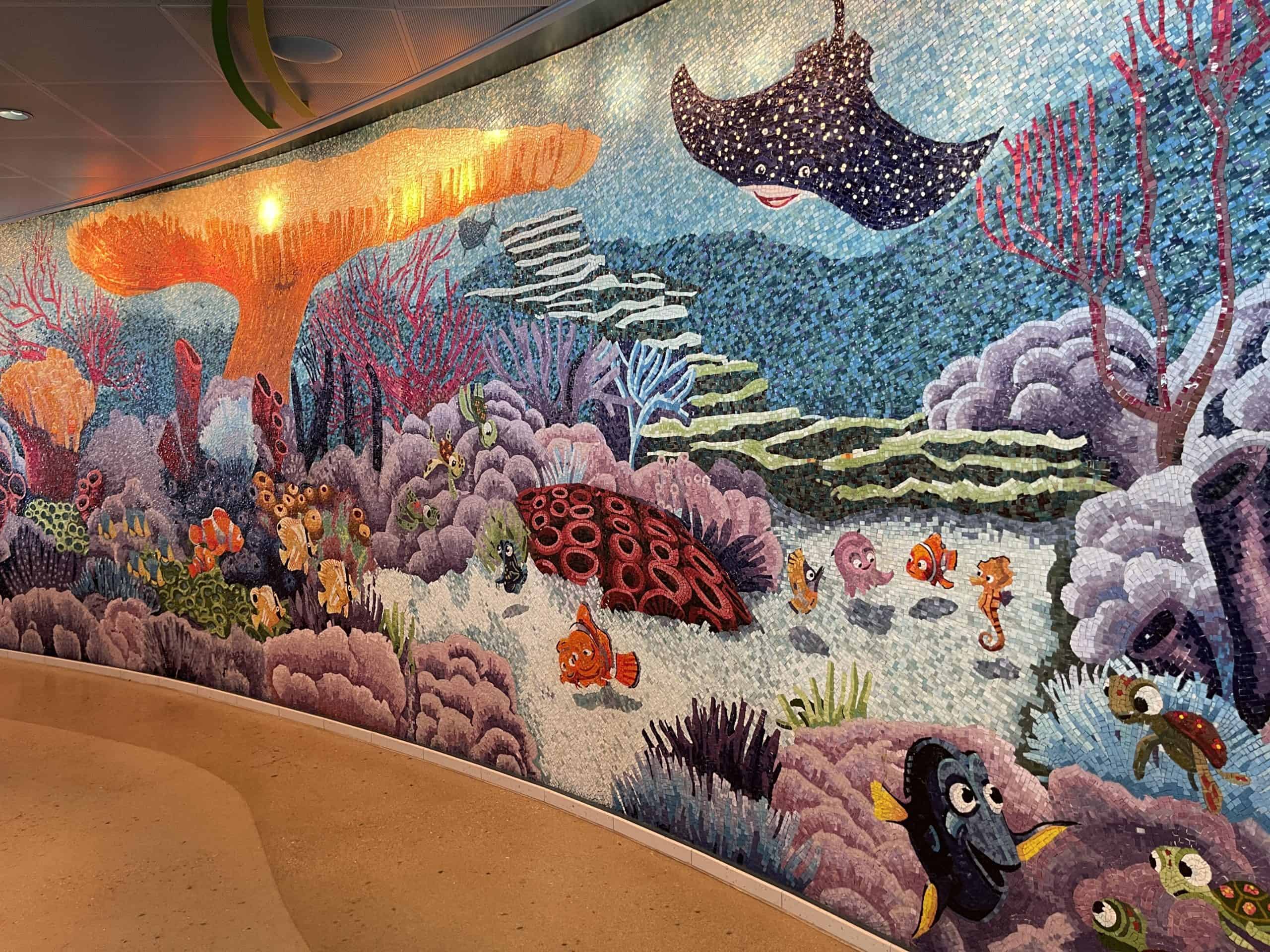 disney fantasy mosaic tile wall cabanas finding nemo