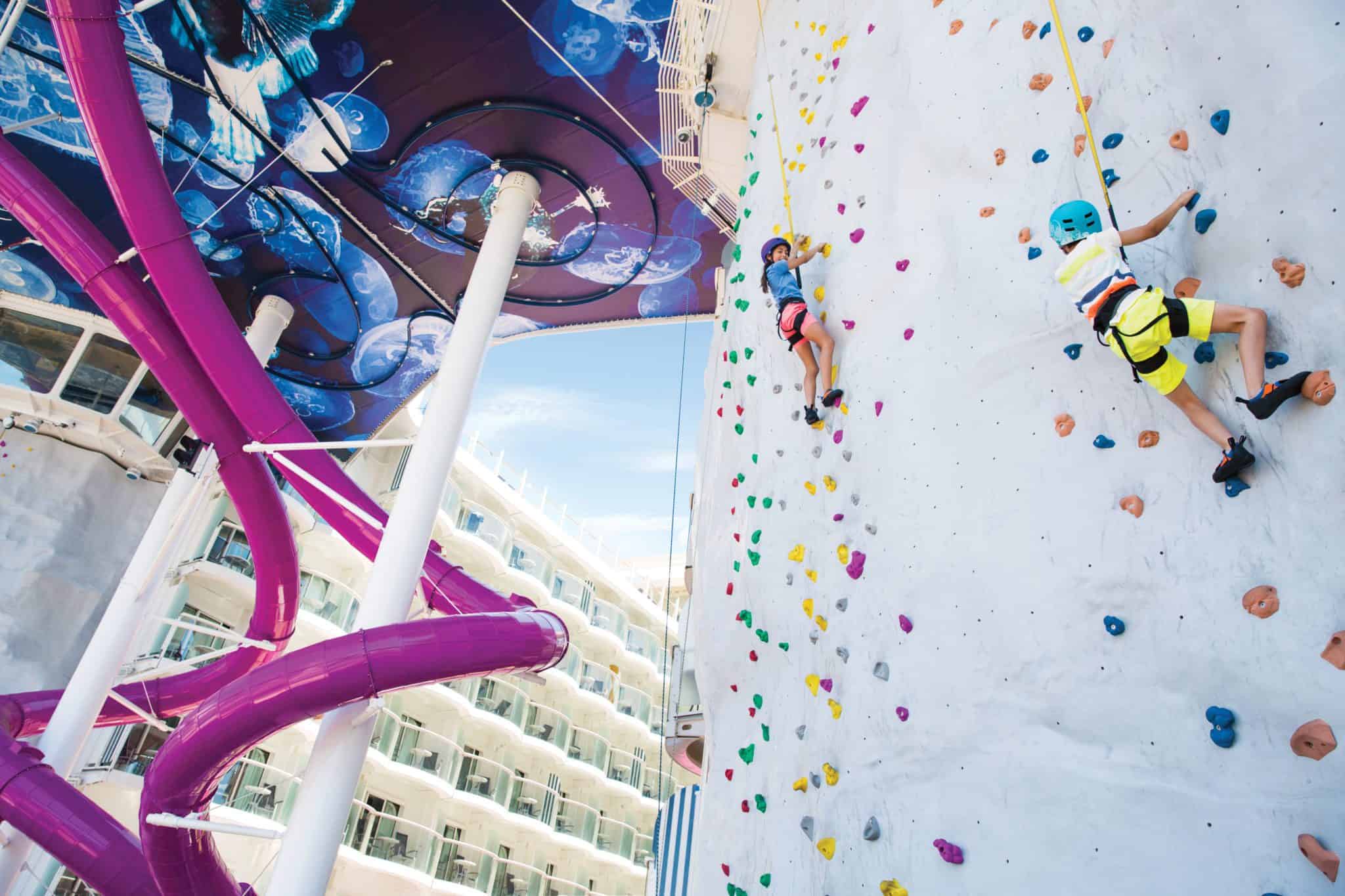 harmony of the seas rock climbing wall