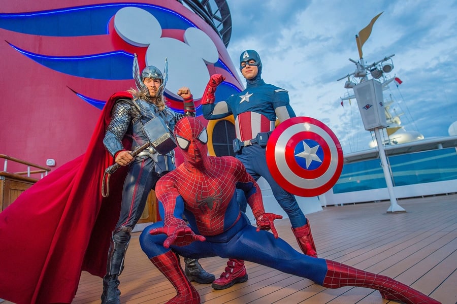 marvel day at sea disney cruise line