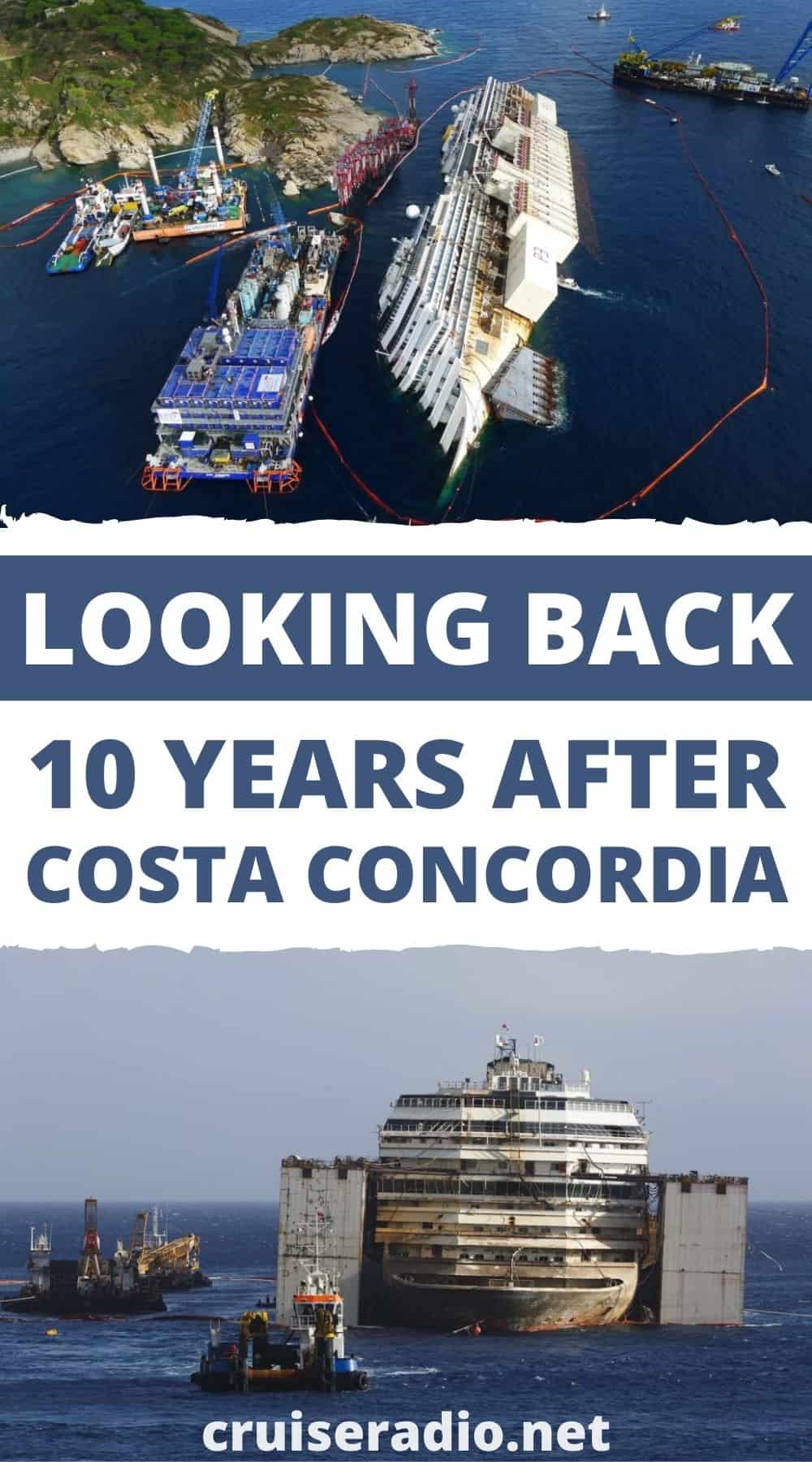 looking back: 10 years after costa concordia