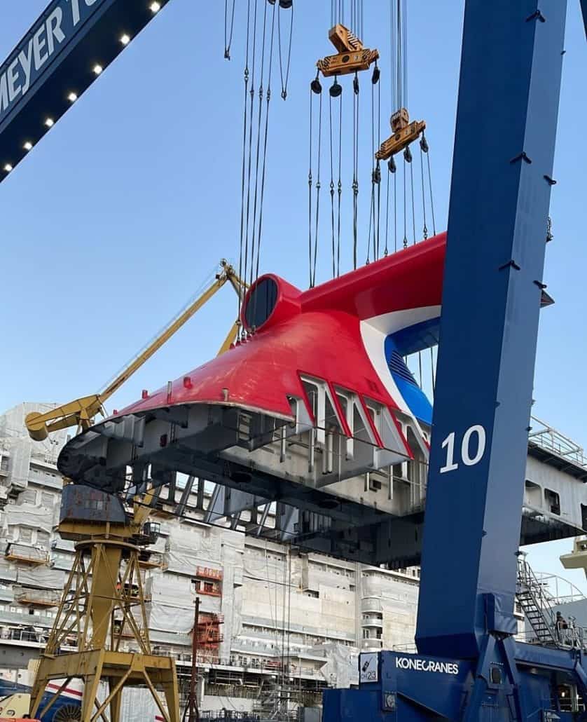 carnival cruise line celebration funnel