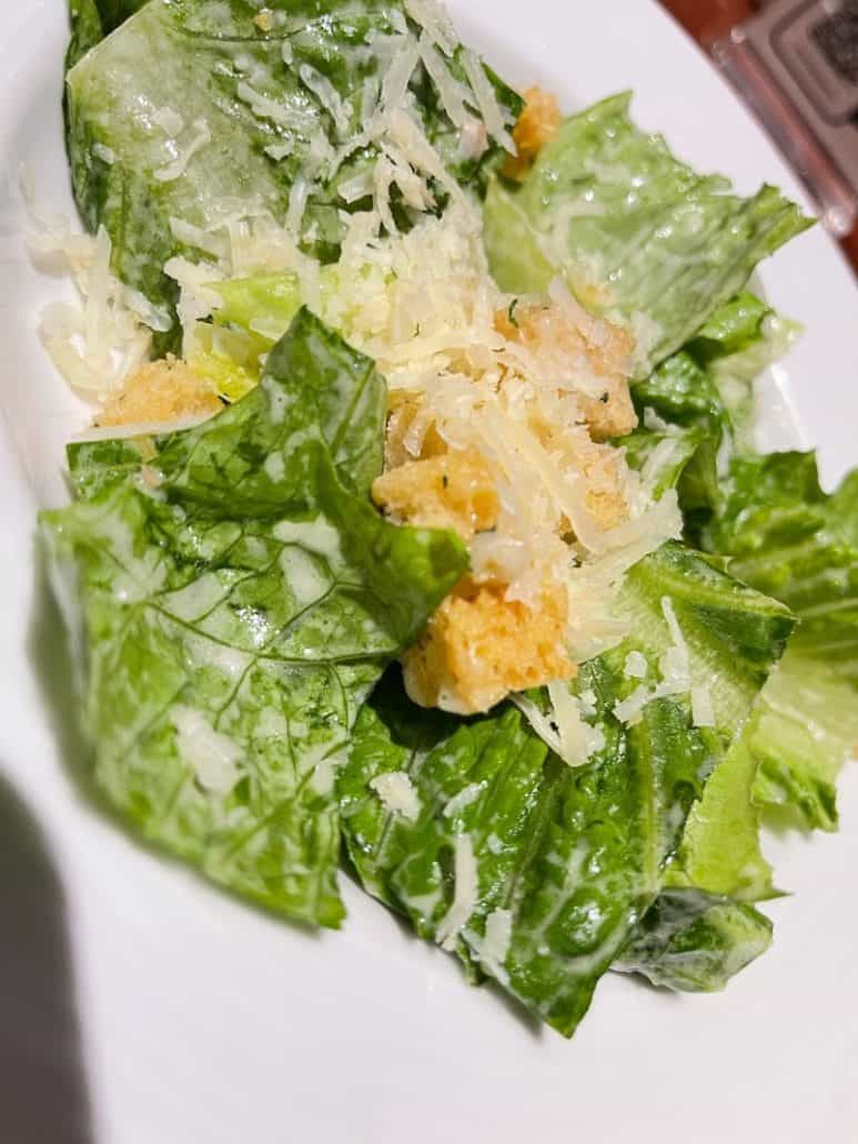 Caesar salad Carnival Cruise