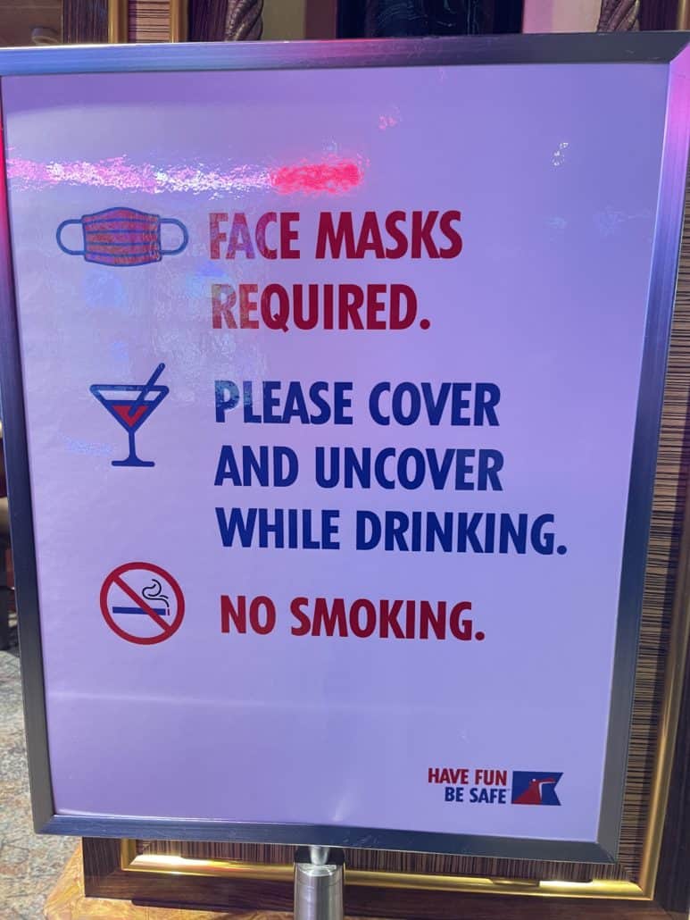 CASINO SMOKING SIGN