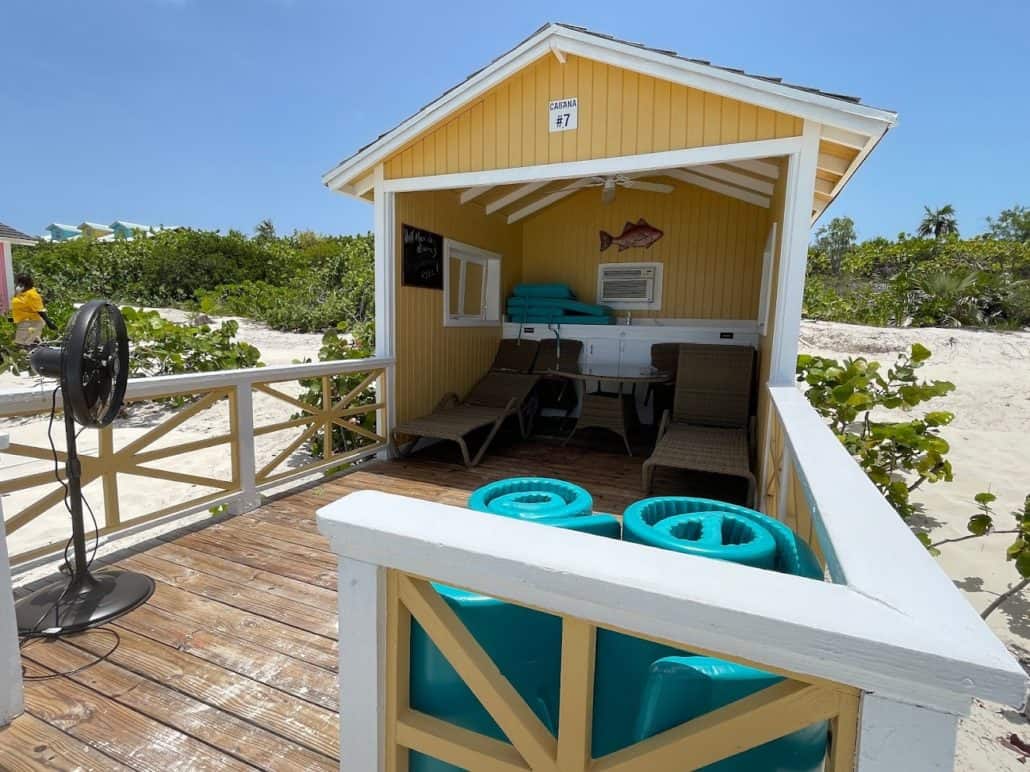 half moon cay cabana