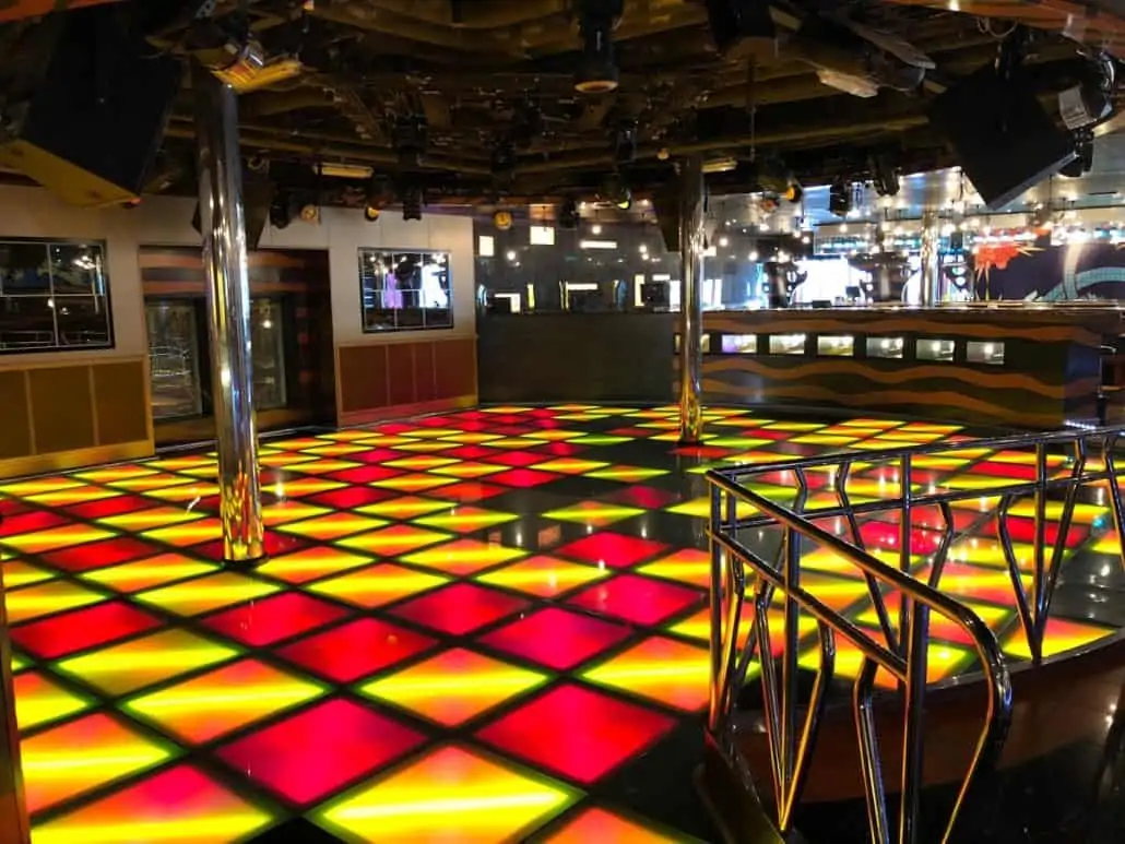 dance floor carnival cruise