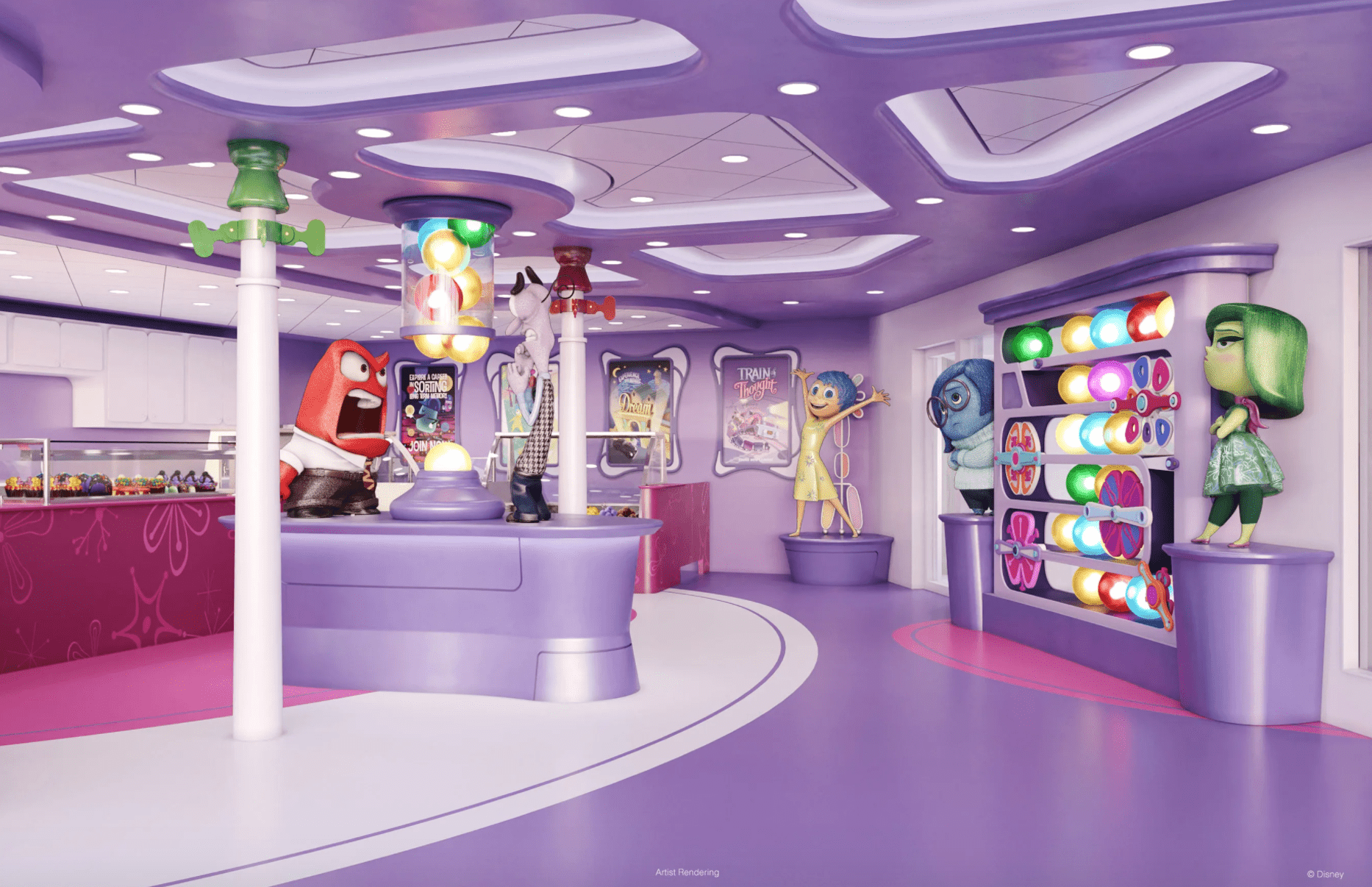 inside out: joyful sweets rendering disney wish