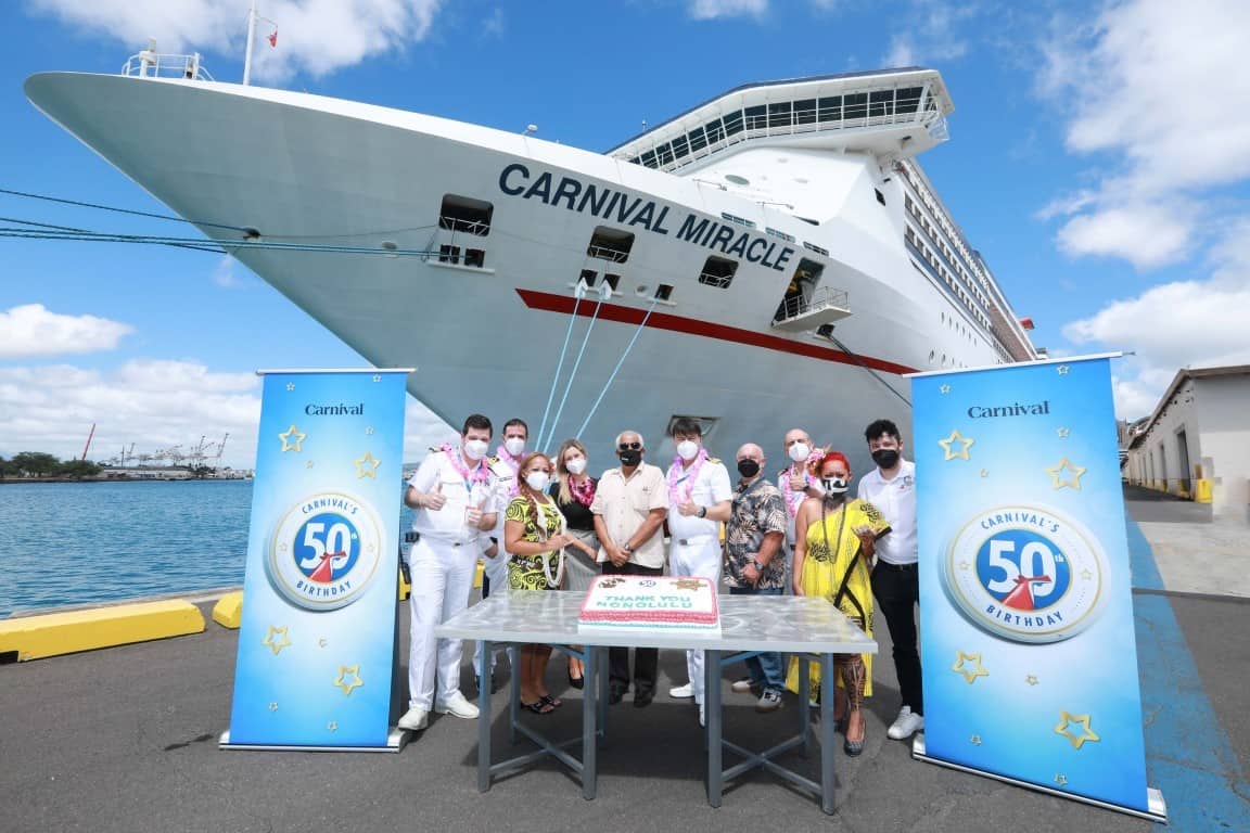 Carnival Miracle in Hawaii for 50th Birthday