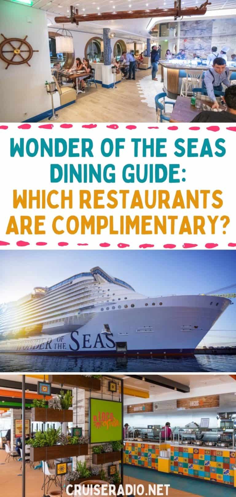 what restaurants are on wonder of the seas