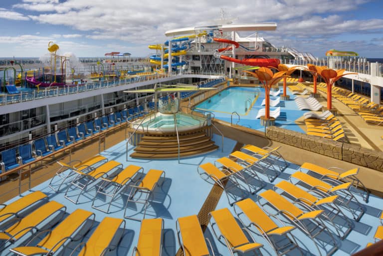 wonder of the seas pool deck