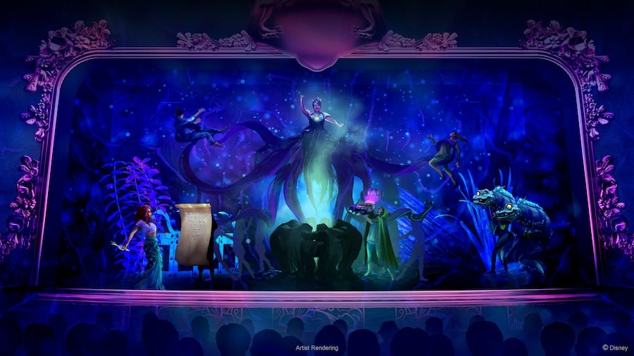 poor unfortunate souls little mermaid disney wish stage show