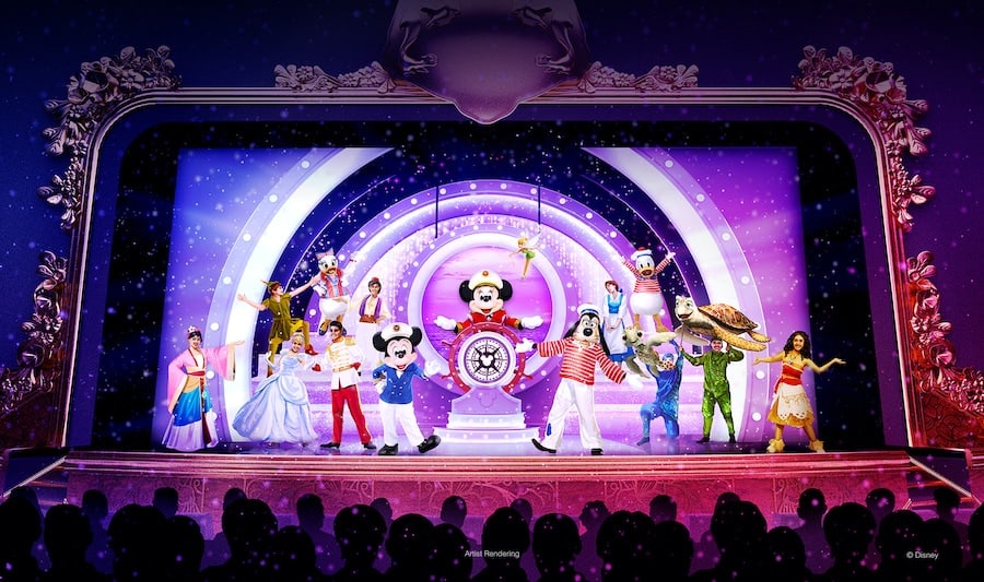 disney seas the adventure stage show wish