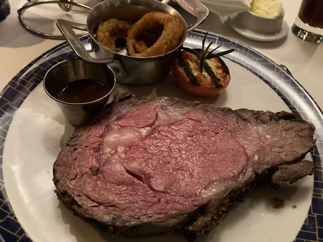 NCL Prime rib cagney's getaway 