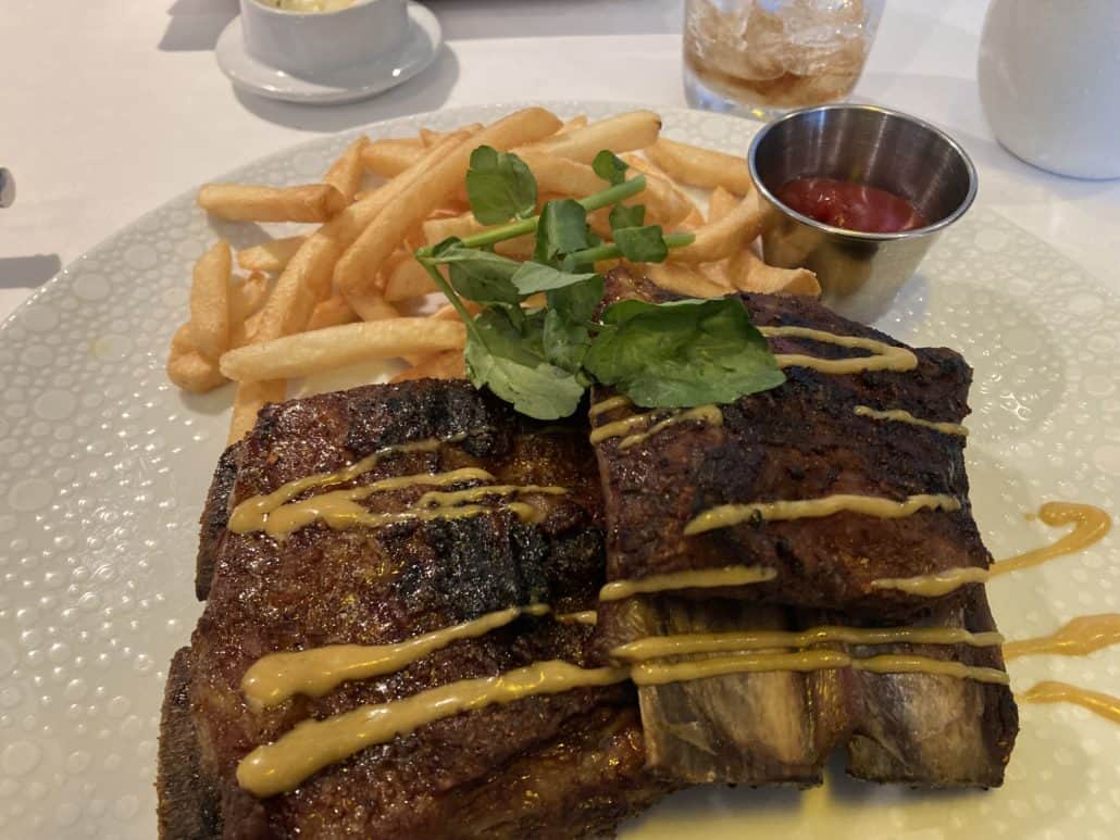 Norwegian getaway haven veal ribs