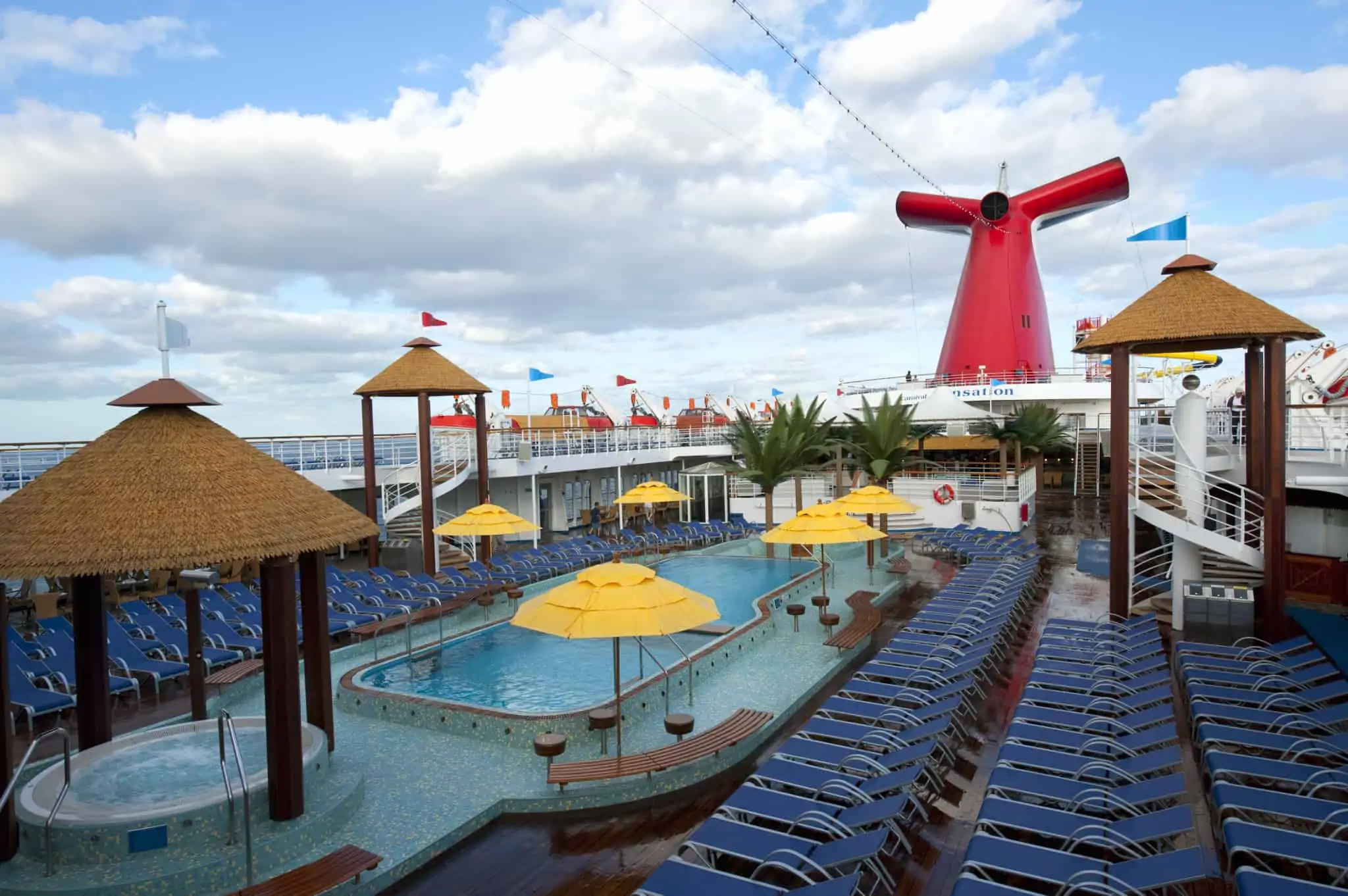 carnival sensation lido deck pool