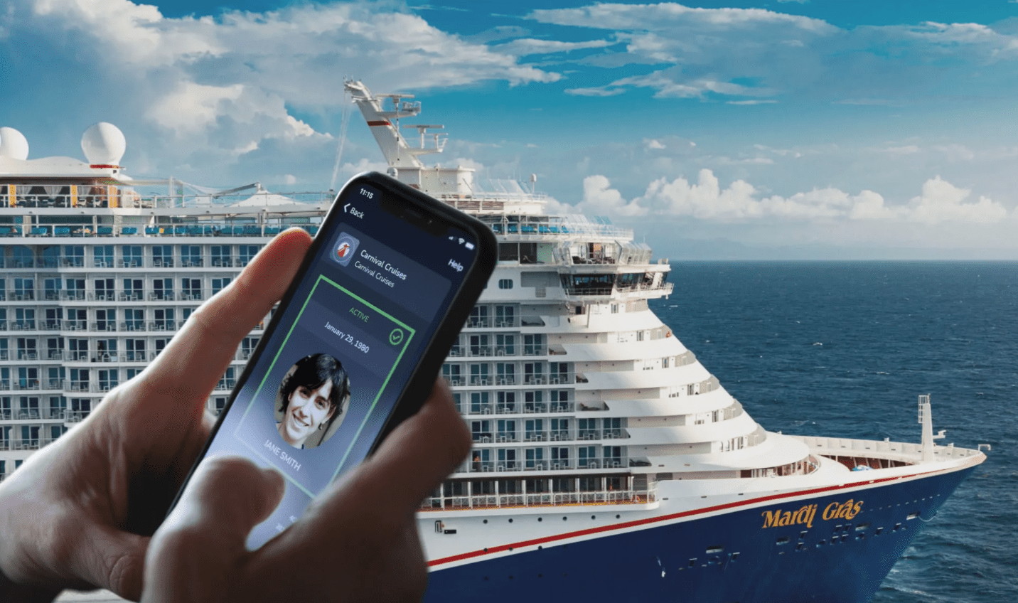 verifly app carnival cruise line