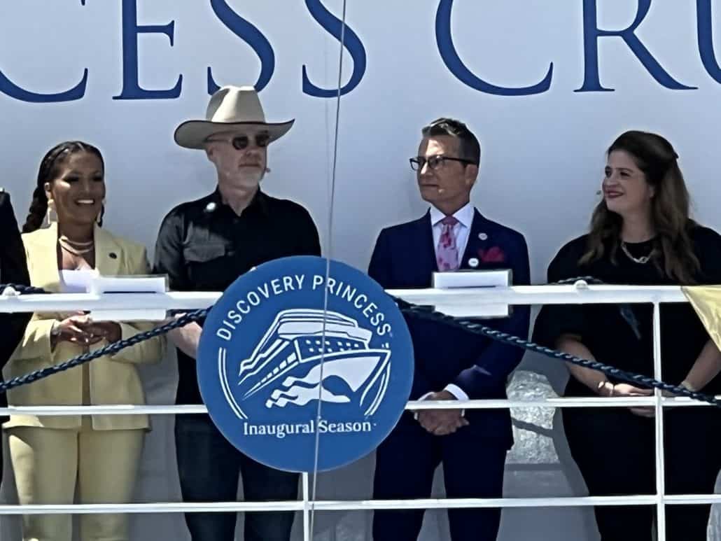 discovery princess christening los angeles