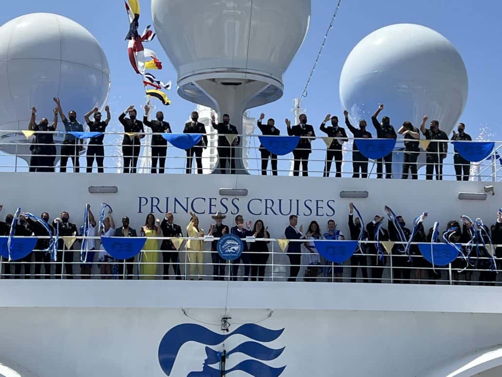 princess cruises discovery christening