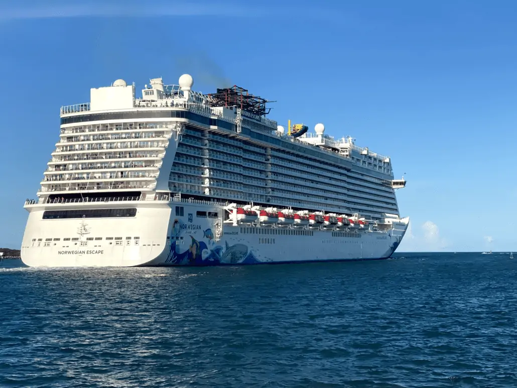 View of Norwegian Escape