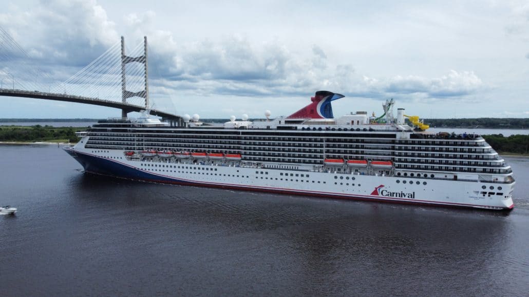 carnival spirit jacksonville dames point bridge