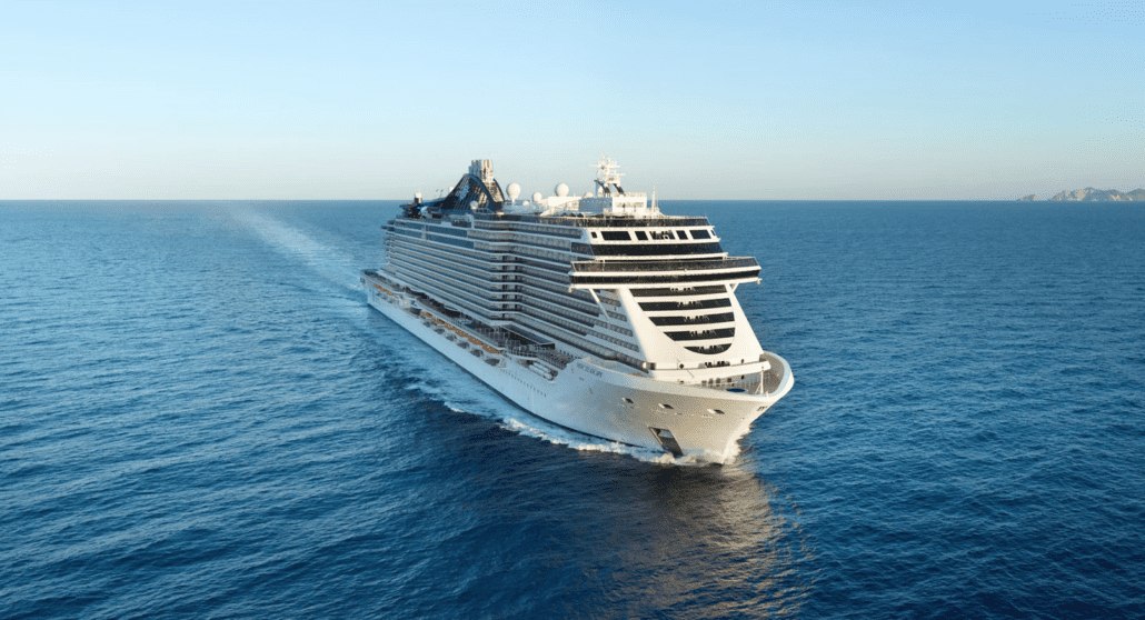 MSC Seascape exterior aerial