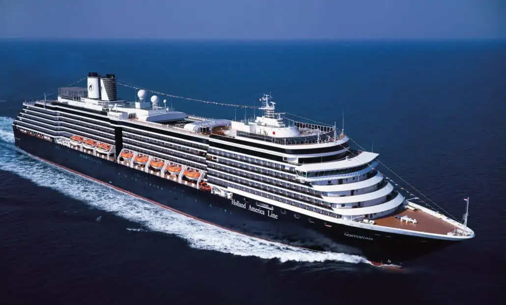 oosterdam holland america aerial exterior