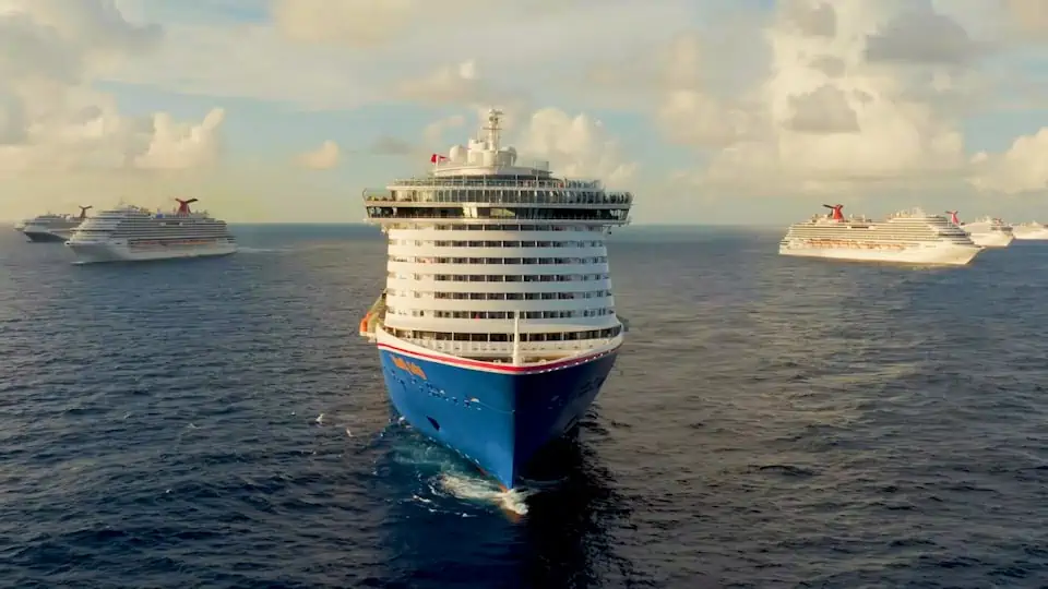 carnival cruise line multiple ships mardi gras