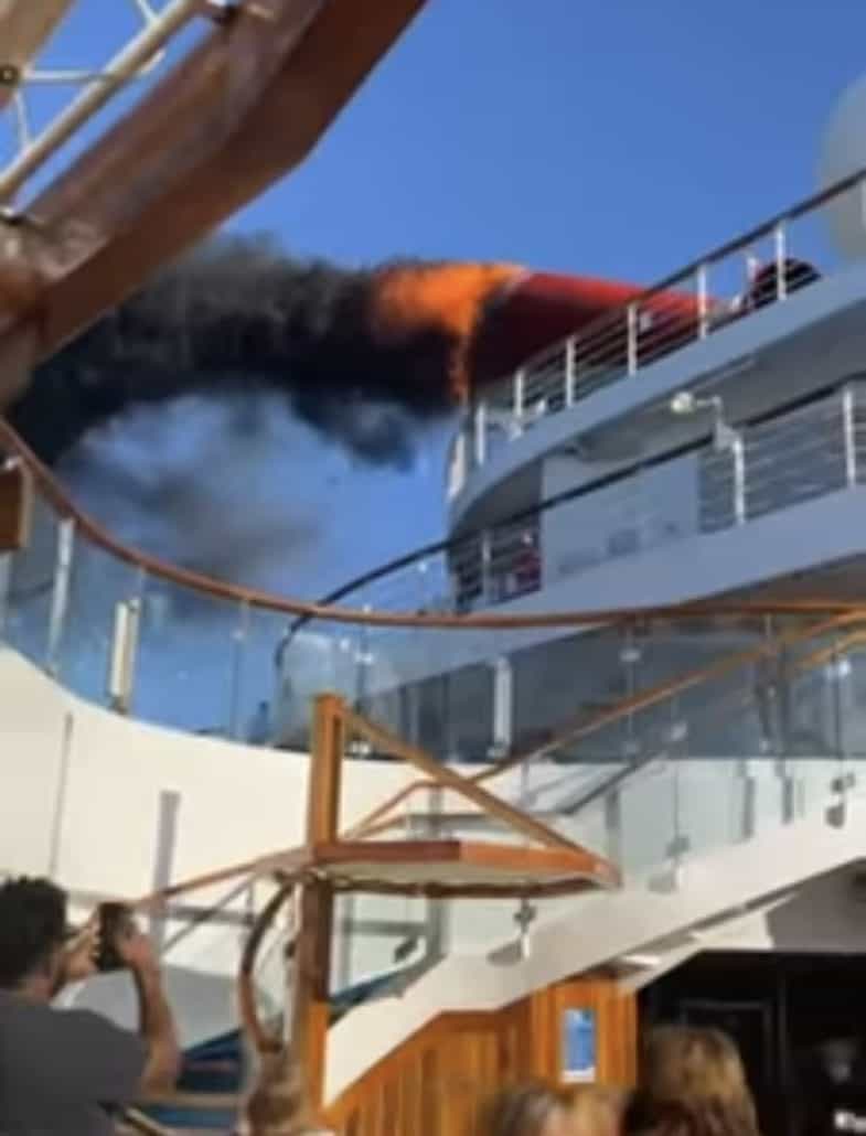 Bad Weather Causes Stack Fire on Casino Cruise Ship