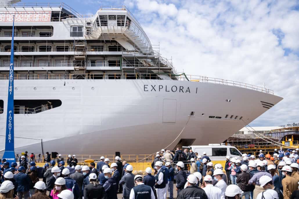 explora journeys first ship float out fincantieri