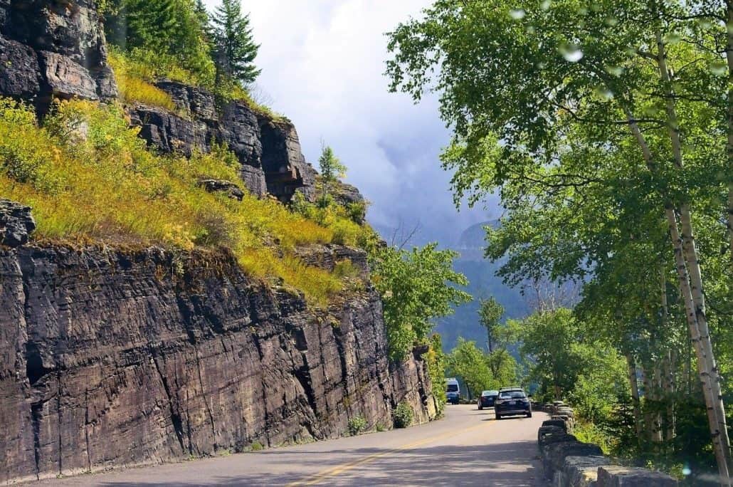 Going-to-the-Sun Road during daytime