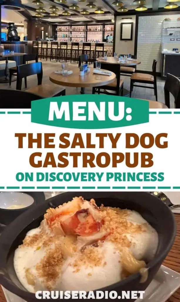 princess cruise salty dog gastro pub menu