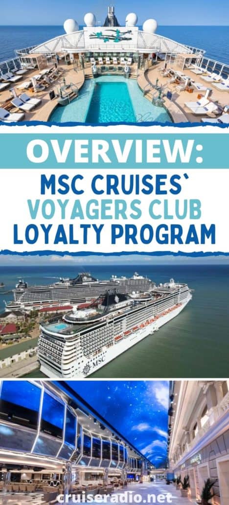 Overview: MSC Cruises' Voyagers Club Loyalty Program