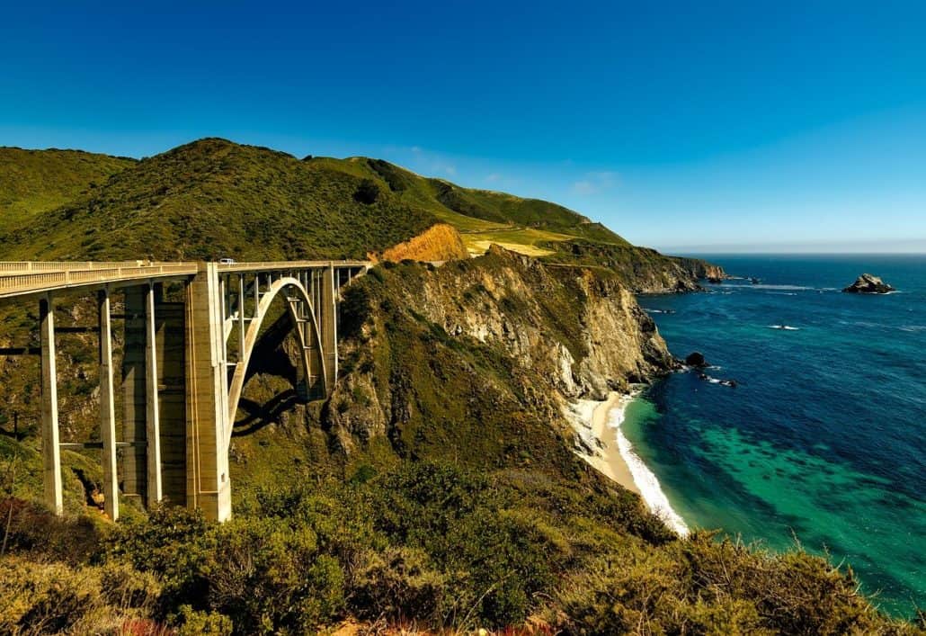 Stunning view of Pacific Coast Highway