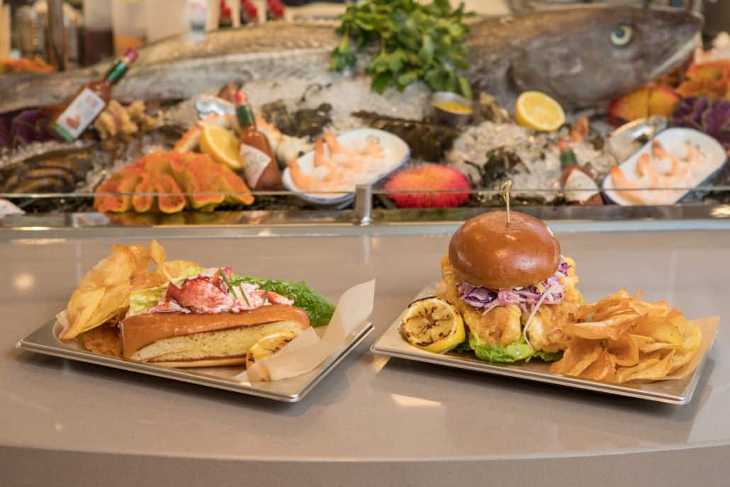 DINNER MENU: Royal Caribbean's Hooked Seafood Restaurant