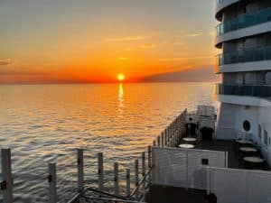 sunset at Costa Toscana