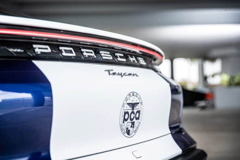 porsche taycan sports car princess