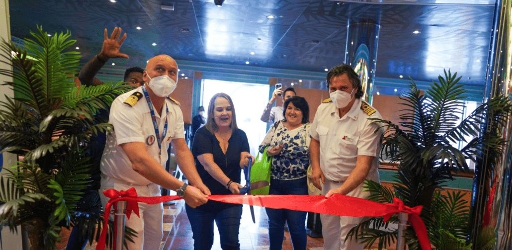 carnival magic new york city manhattan ribbon cutting