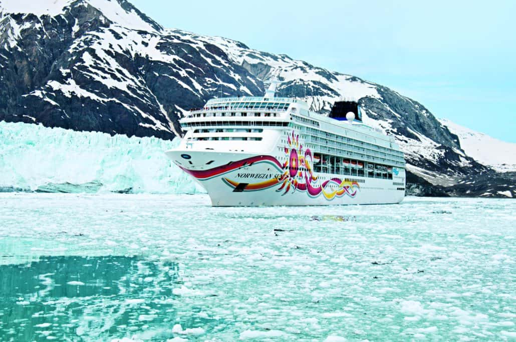 Norwegian Cruise Line Ship Hits Iceberg in Alaska