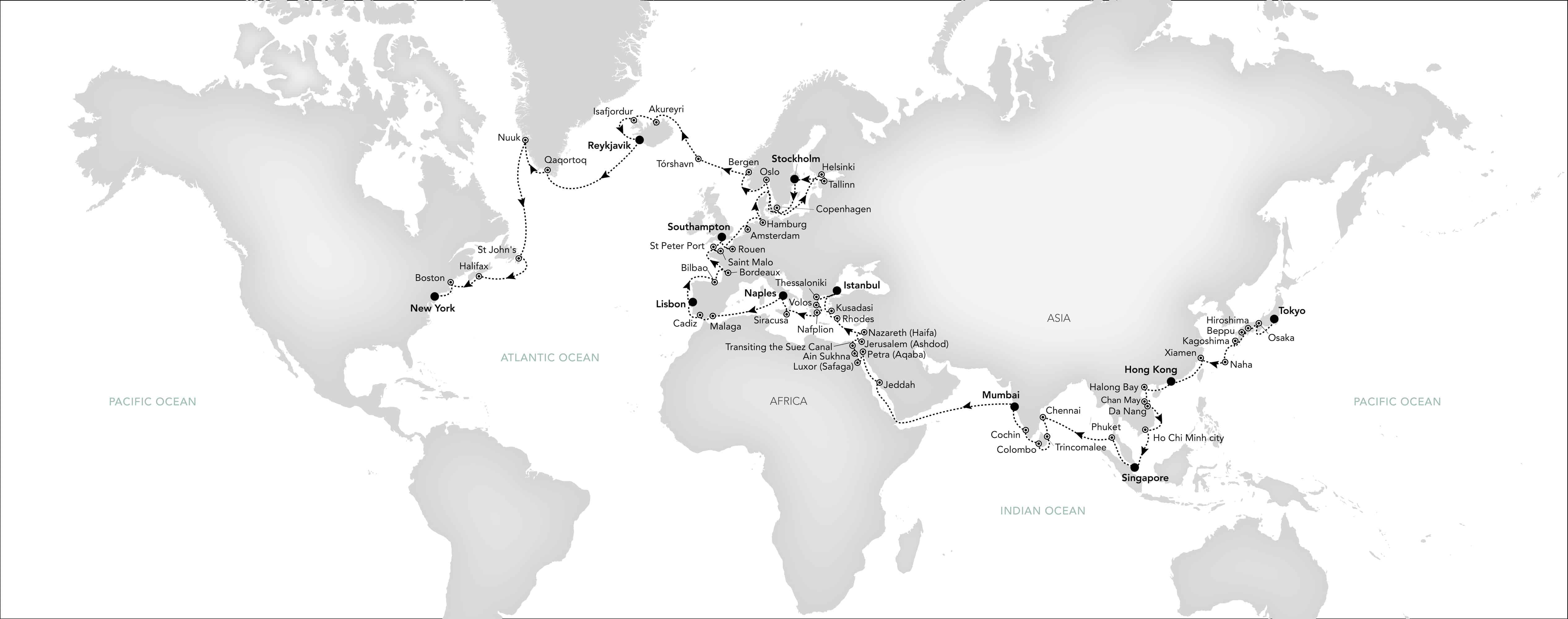 2025 world cruise silversea