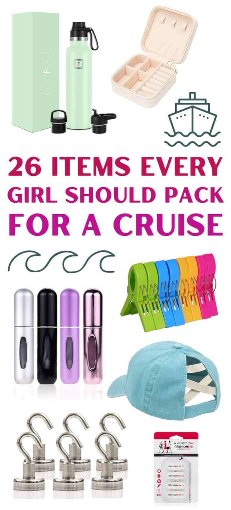 26 Items Every Girl Should Pack for a Cruise